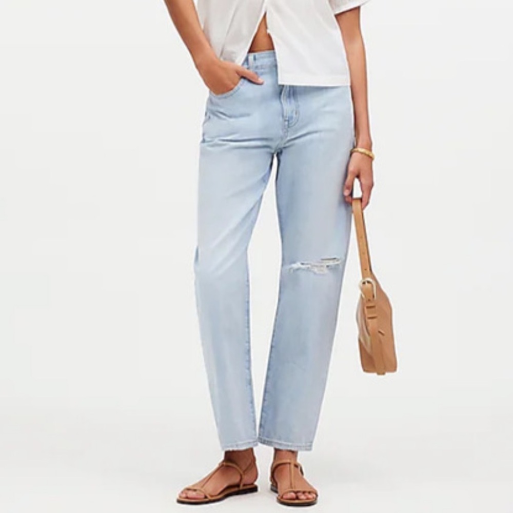 Madewell 90s Straight Crop Leg Jeans